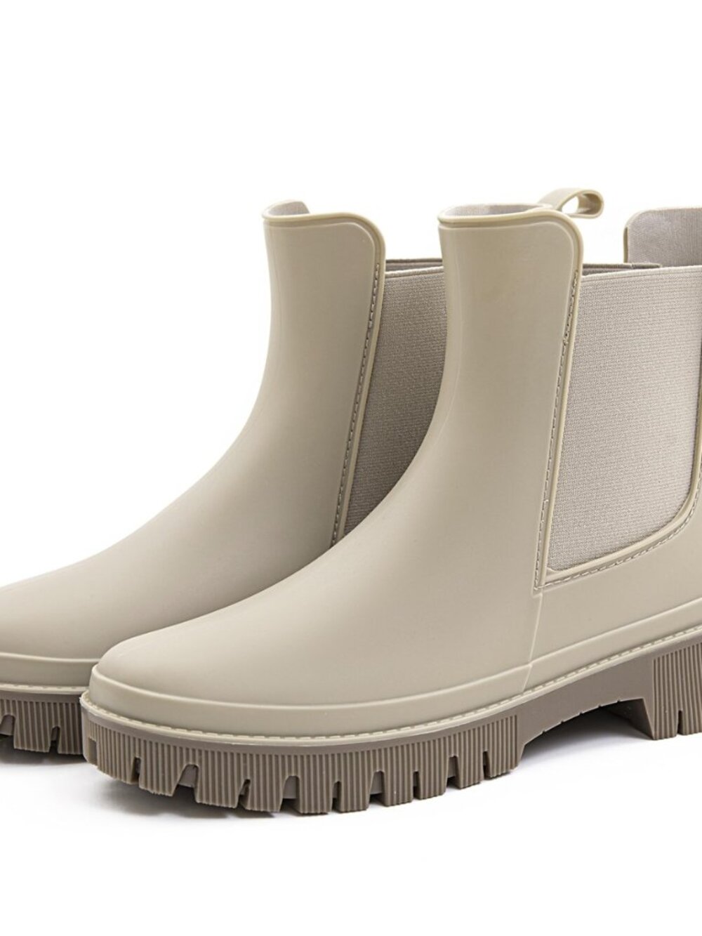 Women's Short Rain Boots Waterproof Chelsea Rain Boots For Ladies